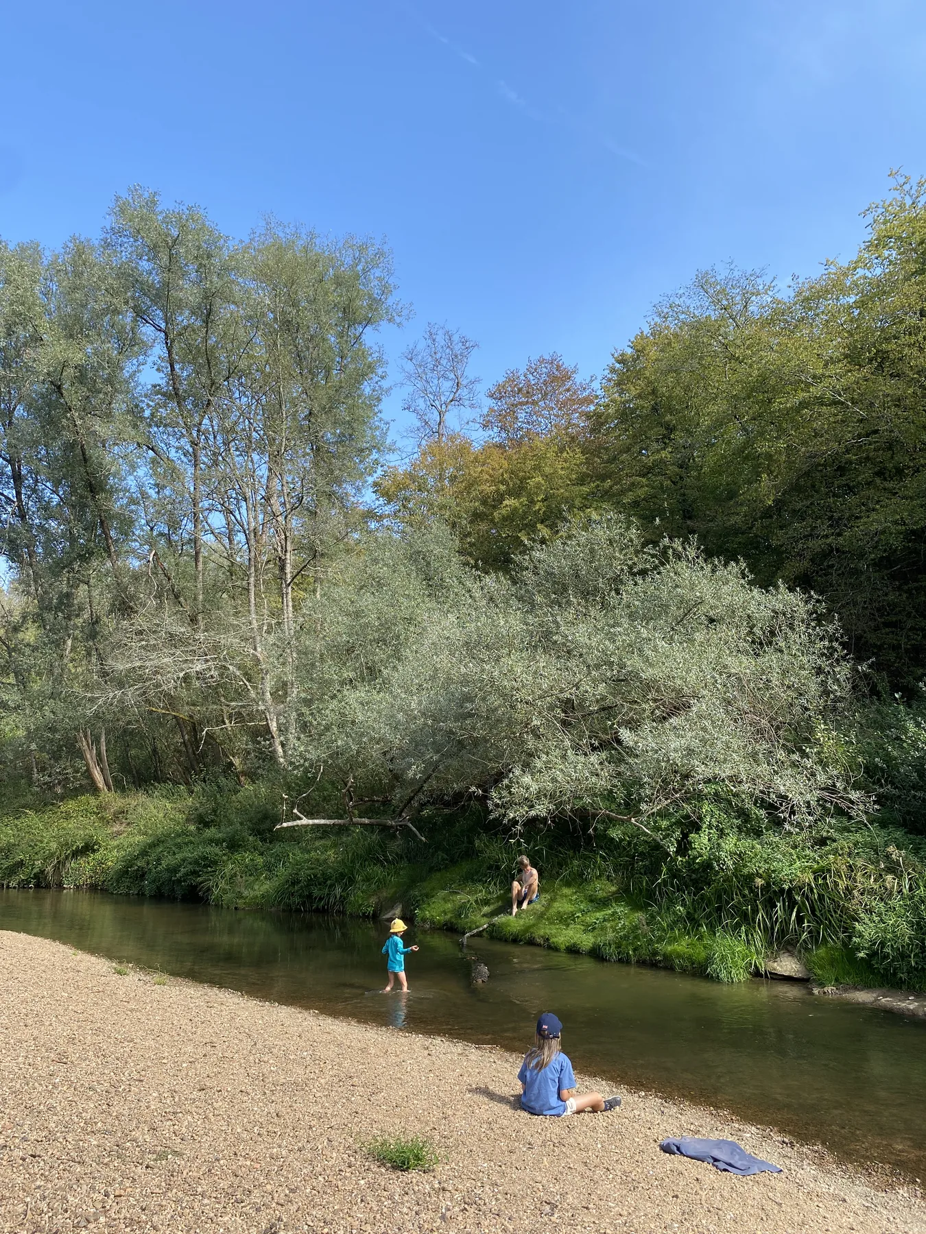 Time to paddle, play and relax beside the river.