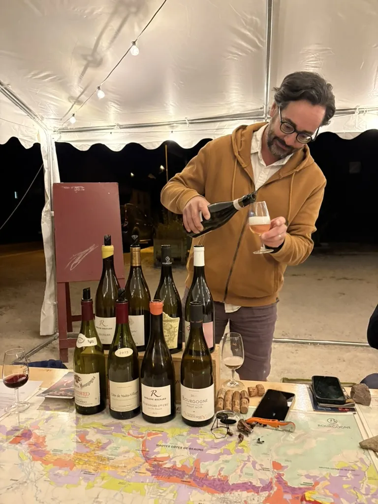 An evening exploring the wines of the region around a shared table.